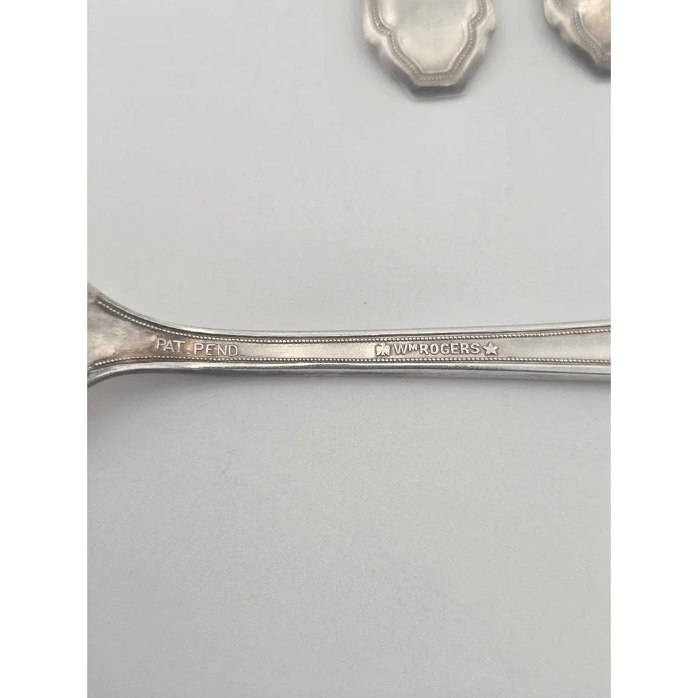 Vintage Wm Rogers IS Chalfonte Silverplate Cocktail Forks Set Of 7 International